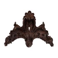 A Continental Carved Oak Furniture Crest