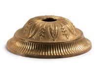 An Empire Style Gilt Bronze Six-Light Chandelier