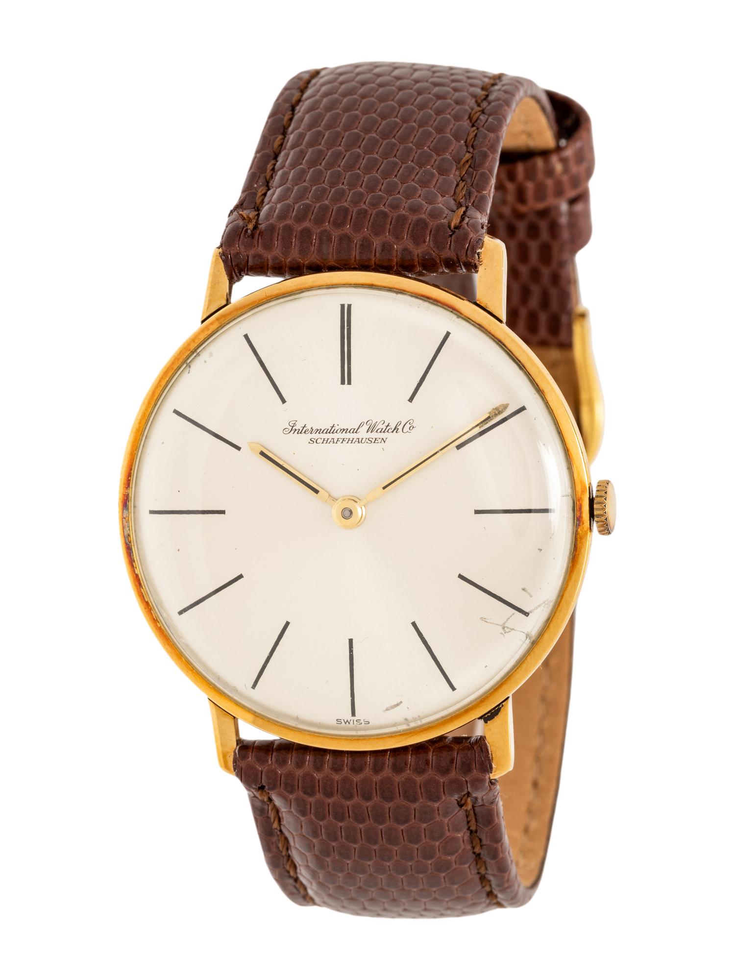 IWC, 18K YELLOW GOLD WATCH