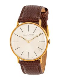 IWC, 18K YELLOW GOLD WATCH