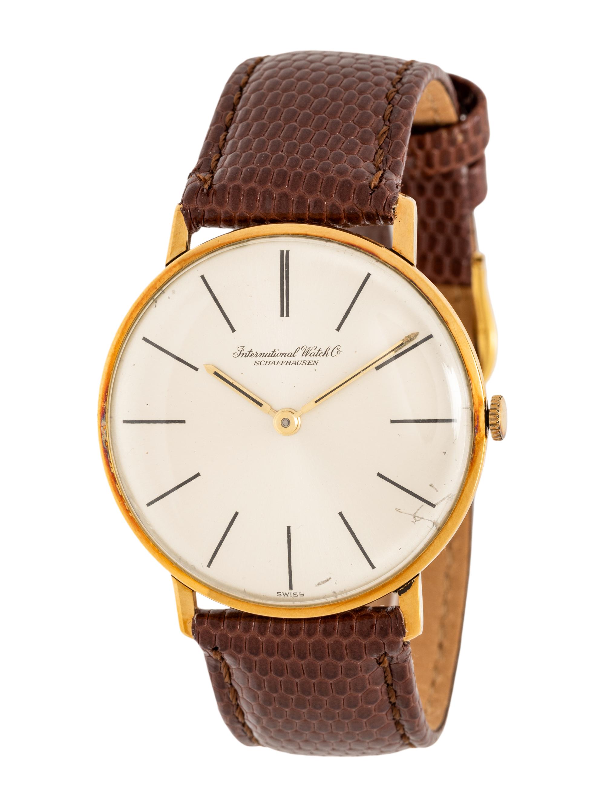 IWC, 18K YELLOW GOLD WATCH