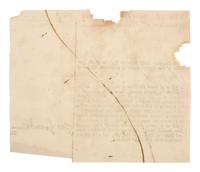 [COLONIAL] -- [BACON'S REBELLION]. GRANTHAM, Sir Thomas. British Exchequer receipt signed.