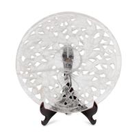 An Italian Carved Openwork Rock Crystal Plate