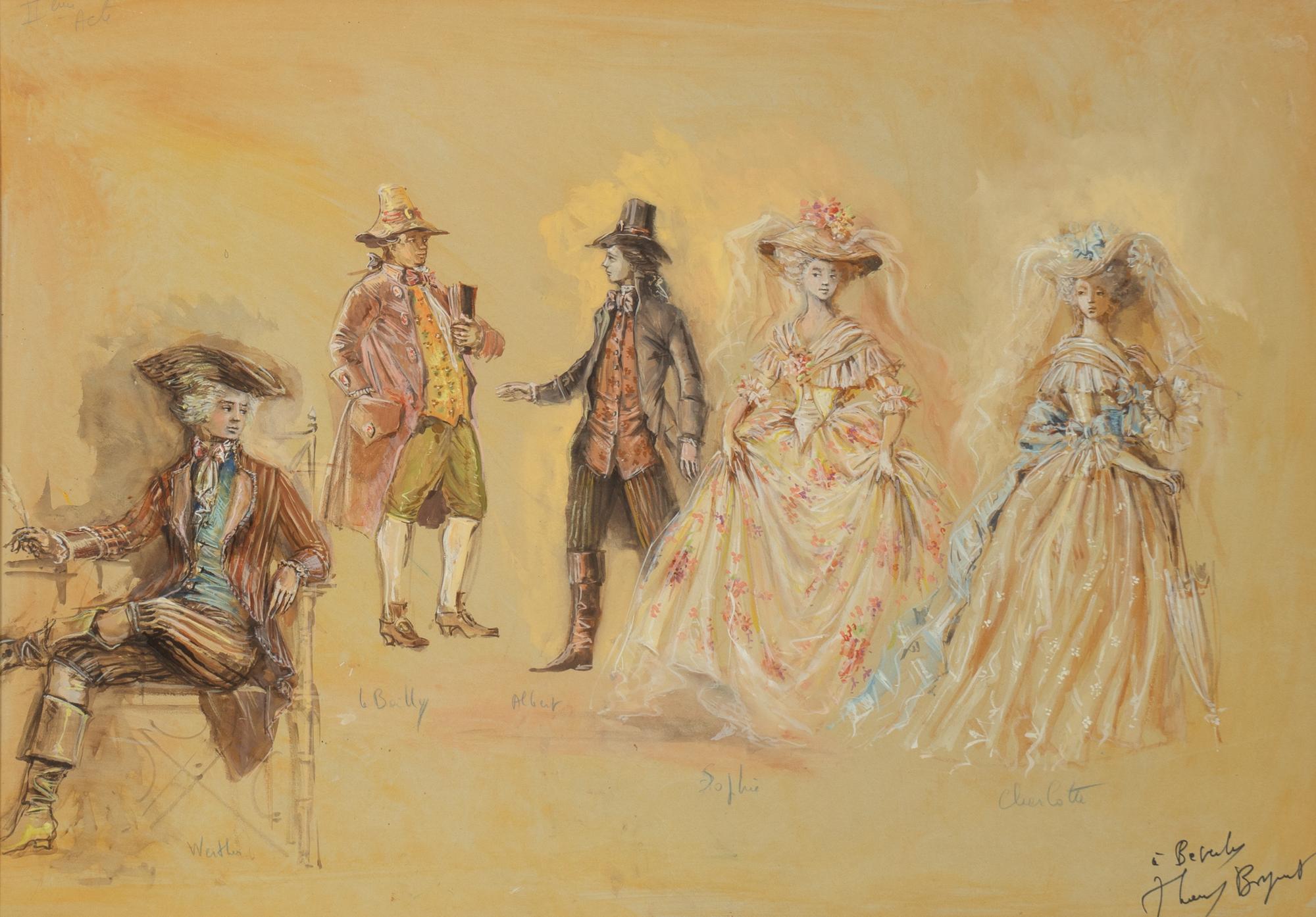 Costume Illustrations (three works)