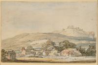 Thomas Girtin (British, 1775-1802) — A Distant View of Corfe Castle , 1795-1796
