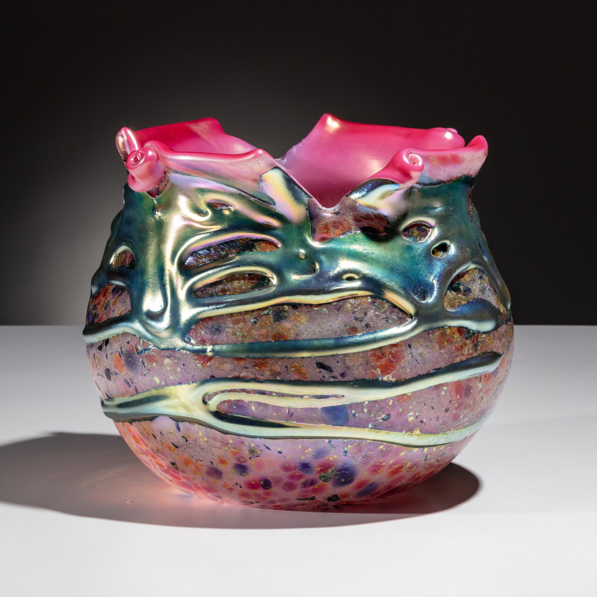 Charles Lotton (American, 1935–2021) — Pink 'Lava' Bowl, 2006
