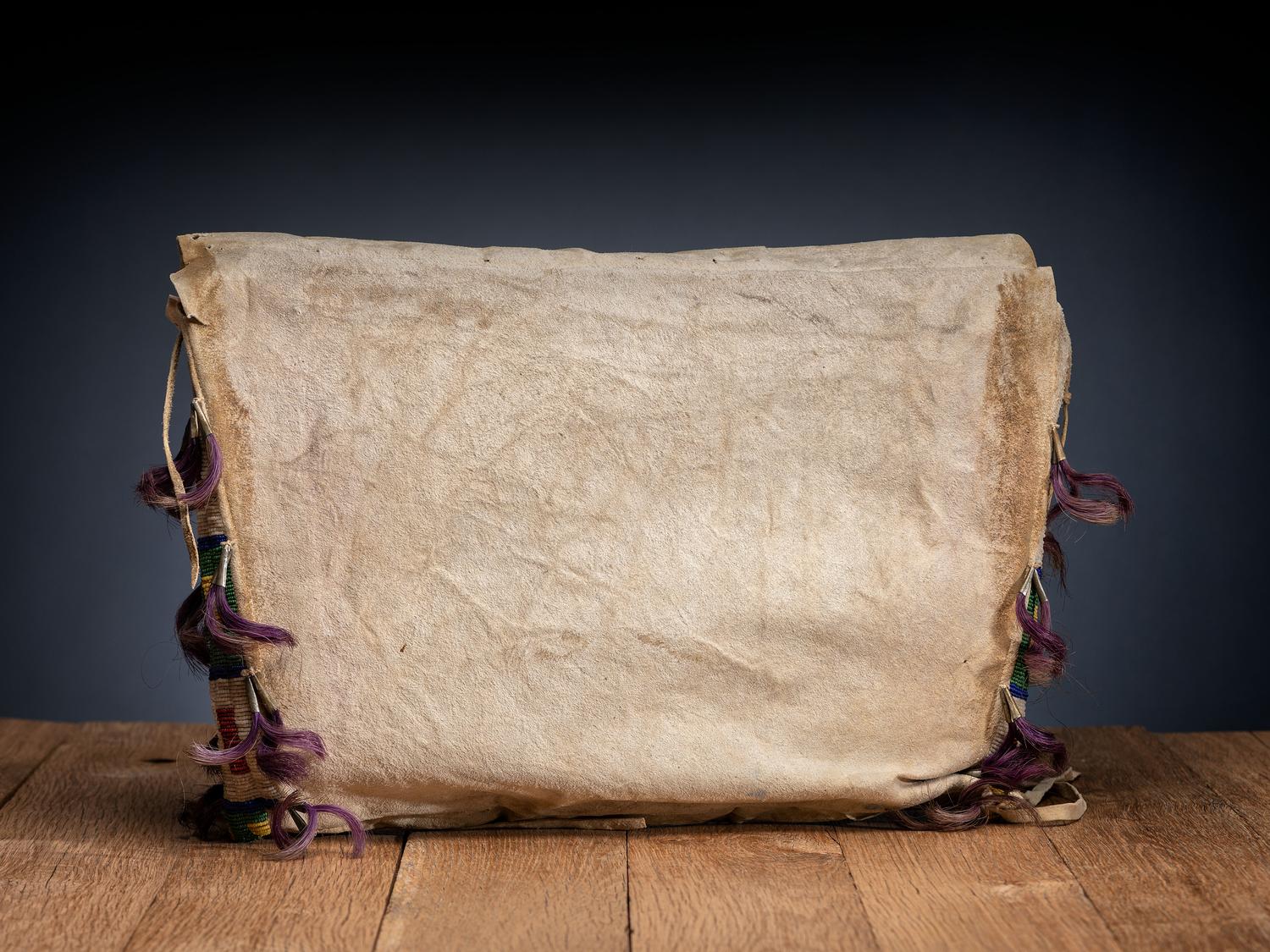 Central Plains Beaded Hide Possible Bag