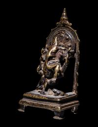 An Indian Bronze Figure of Ganesha