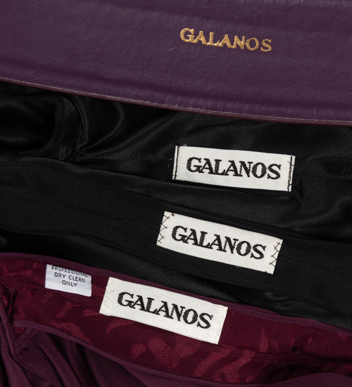 Three Galanos Ensembles, 1980s