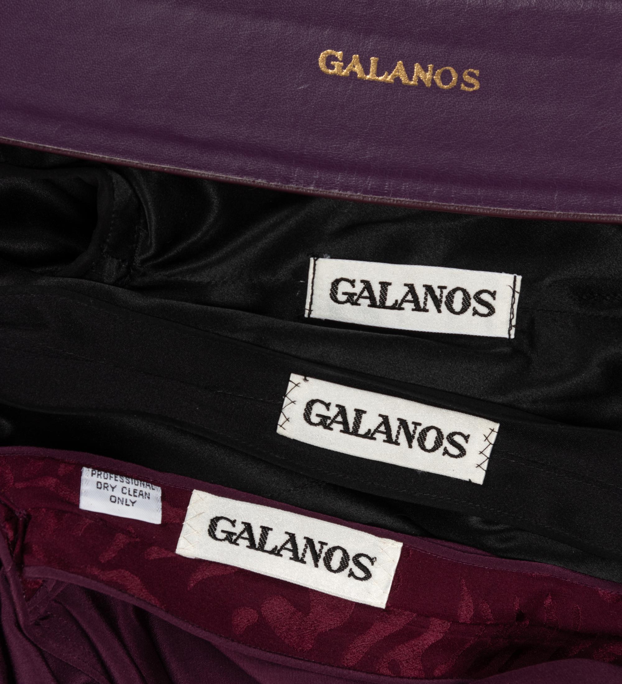 Three Galanos Ensembles, 1980s