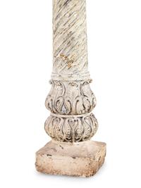 A Continental Cast Plaster Column