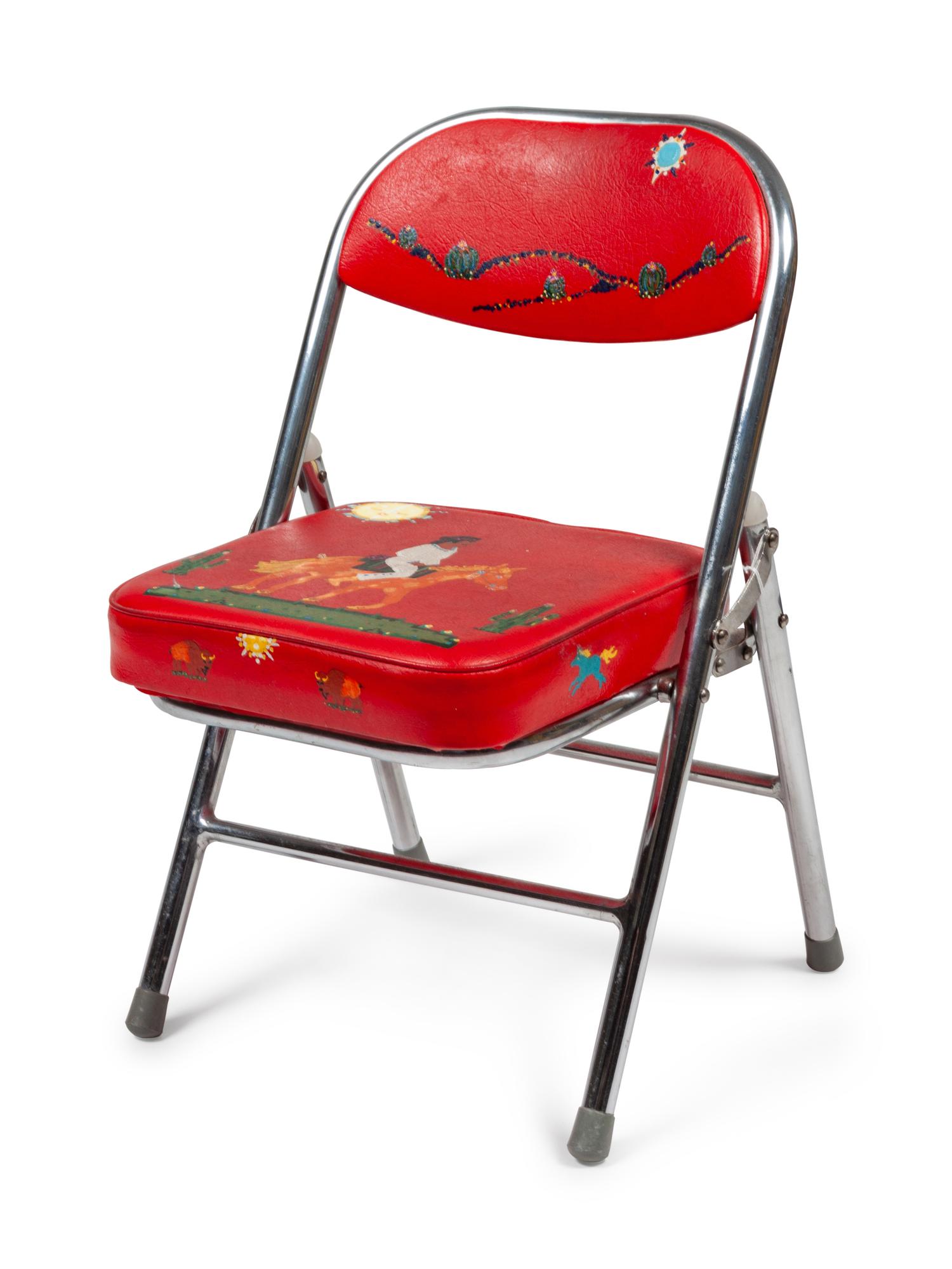 Child's Painted Folding Chair, 2000