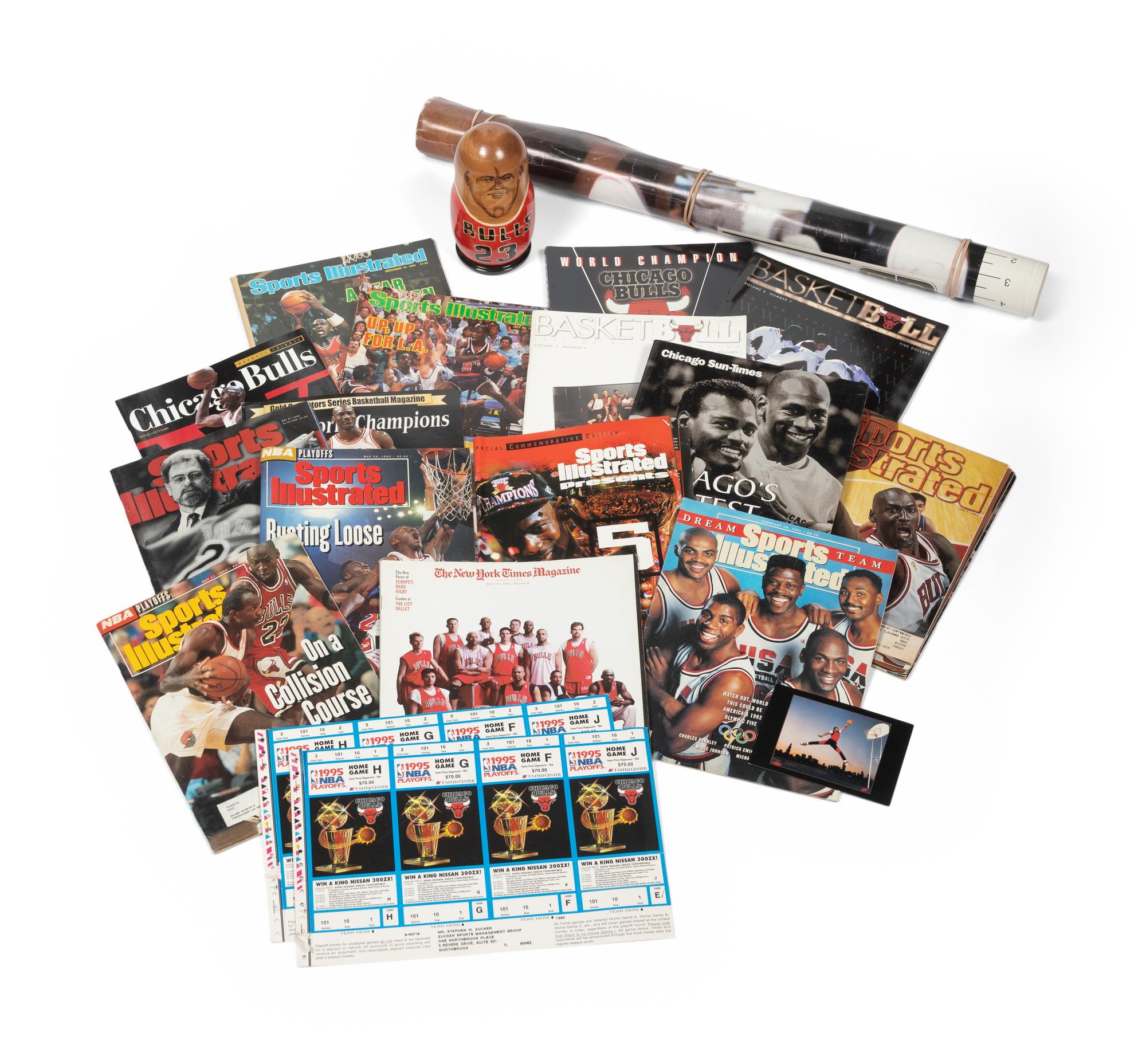 A Group of Assorted Michael Jordan Memorabilia,