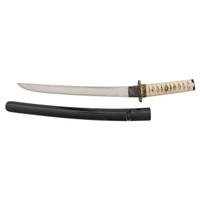 Interesting Japanese Wakizashi with Hitatsura Hamon and Accessory Blade