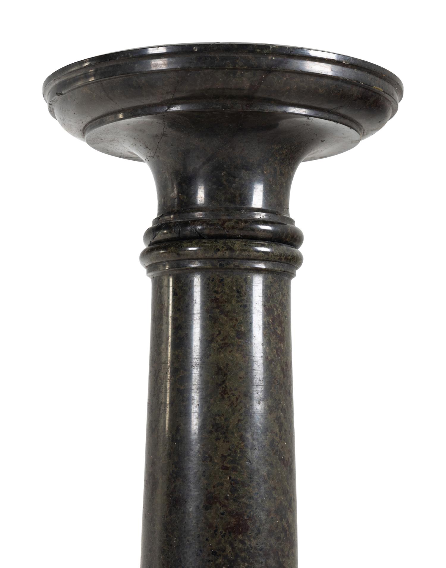 A Continental Marble Pedestal