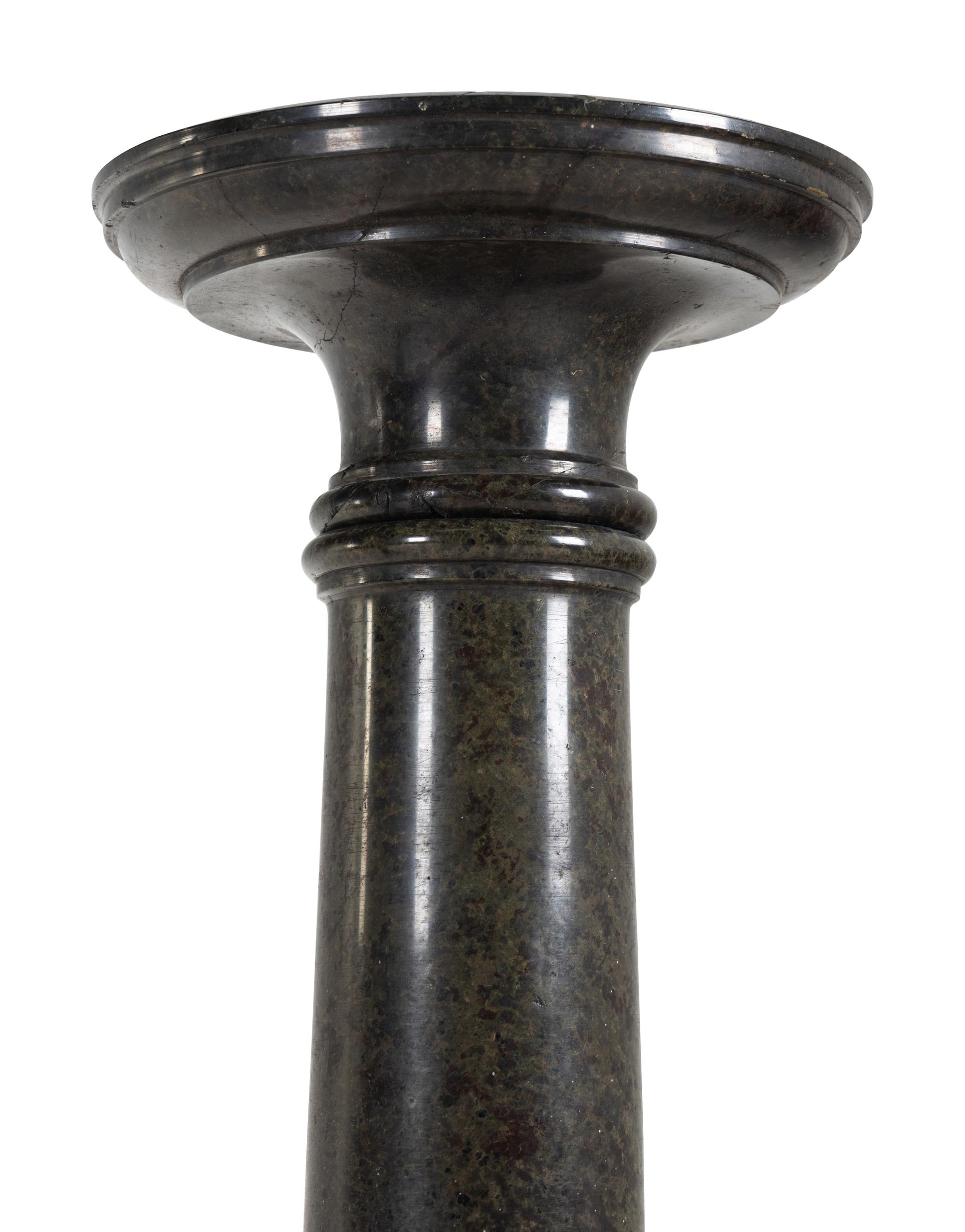 A Continental Marble Pedestal