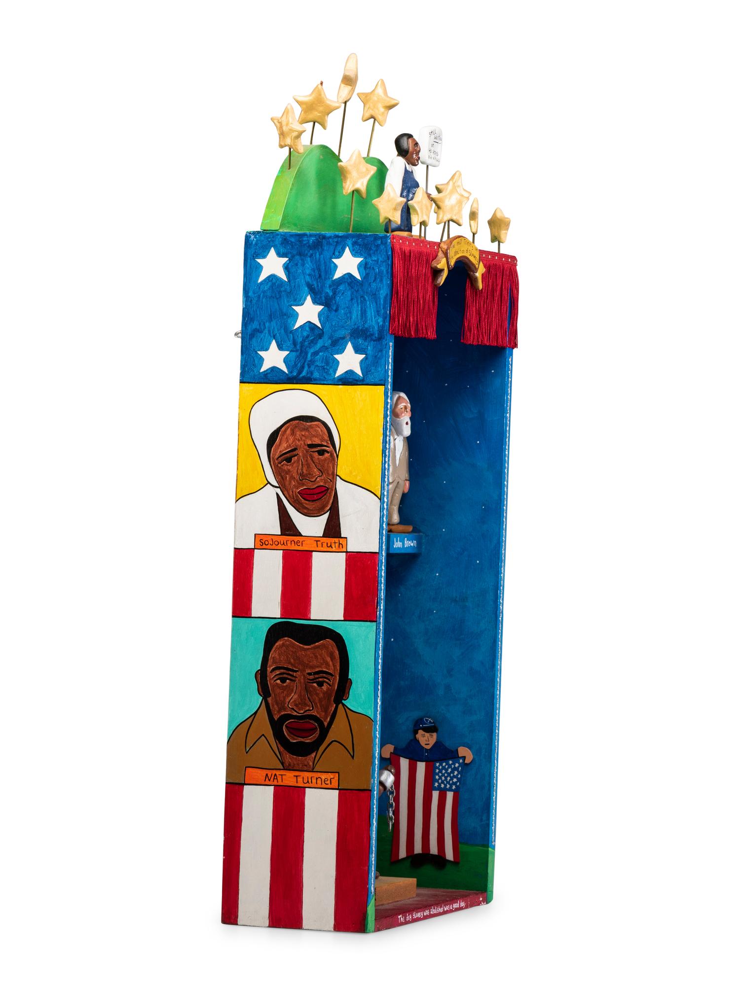 A Folk Art Diorama of the Abolition of Slavery by Steve White