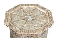 A Pair of Levantine Mother-of-Pearl Inlaid Octagonal Tables