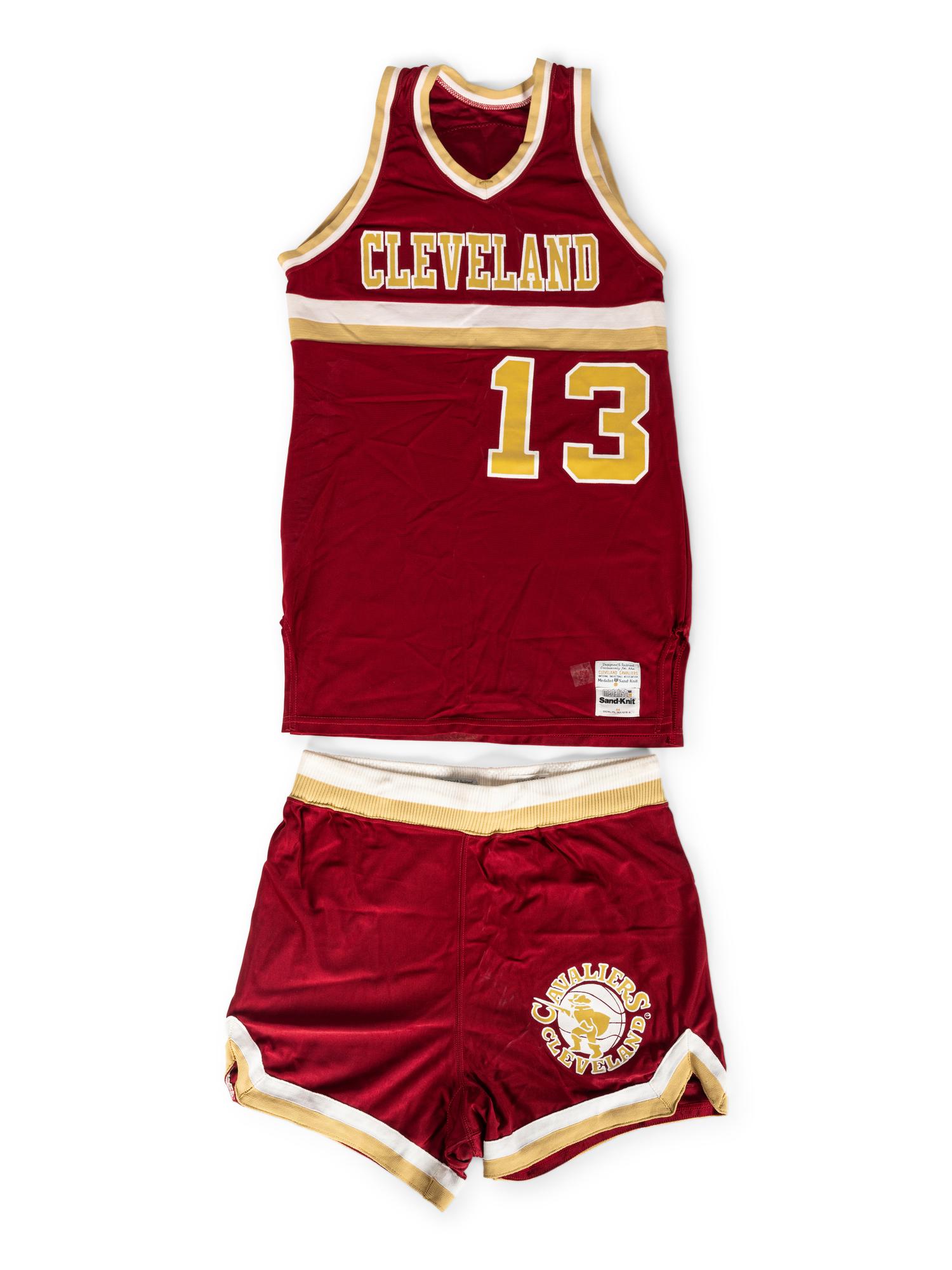 A 1981-82 James Silas Game Worn Cleveland Cavaliers Basketball Uniform