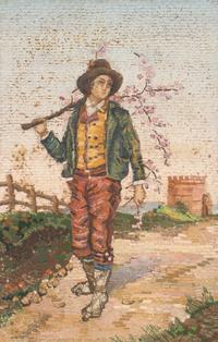 An Italian Micromosaic Panel