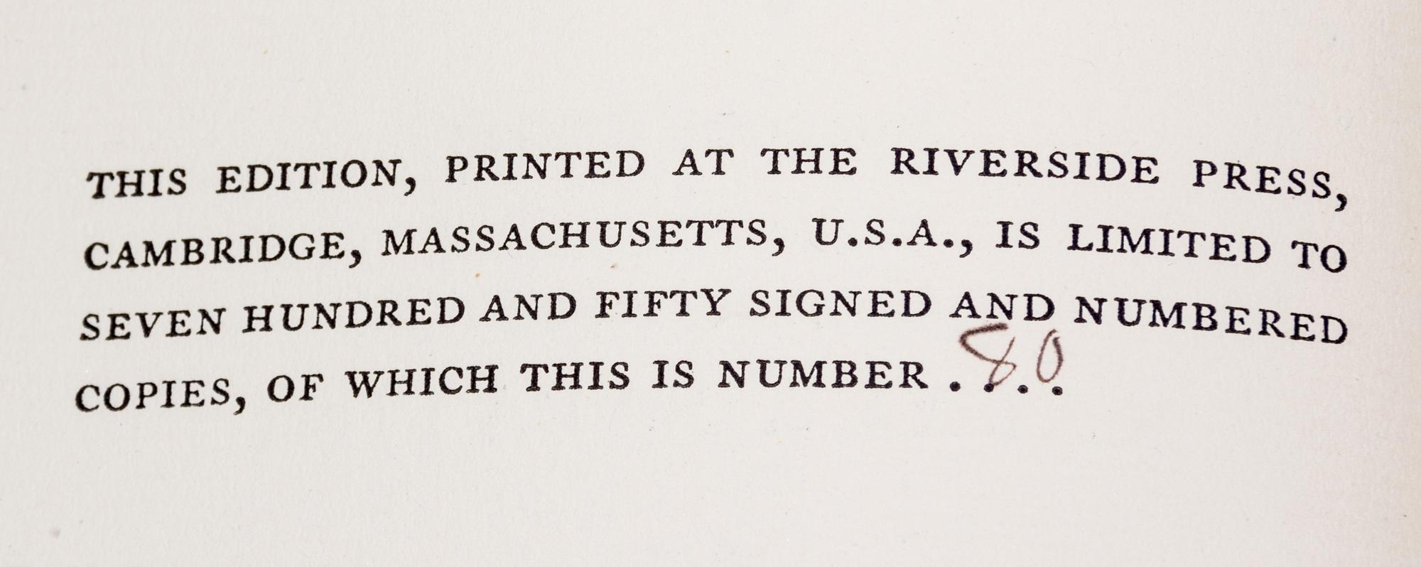 SABATINI, RAFAEL. The Writings. Cambridge, 1924-1933. Limited, signed.