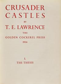 [Literature] Lawrence, T.E. Crusader Castles