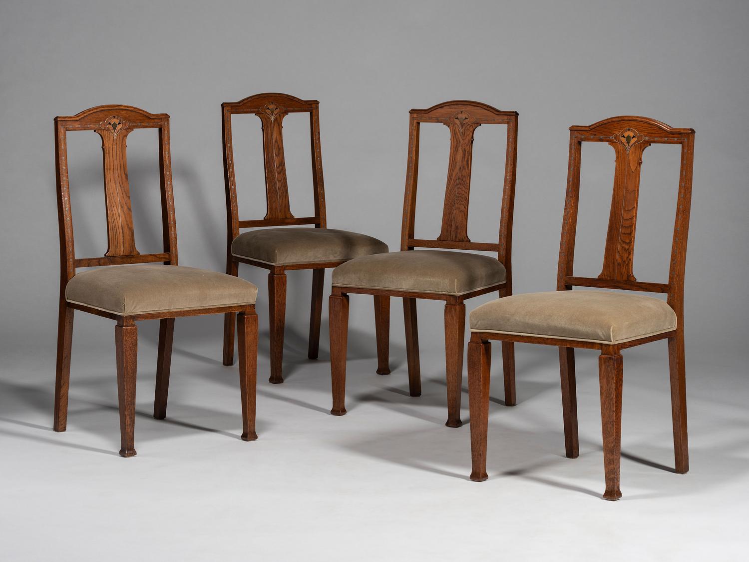Four Side Chairs, c. 1900