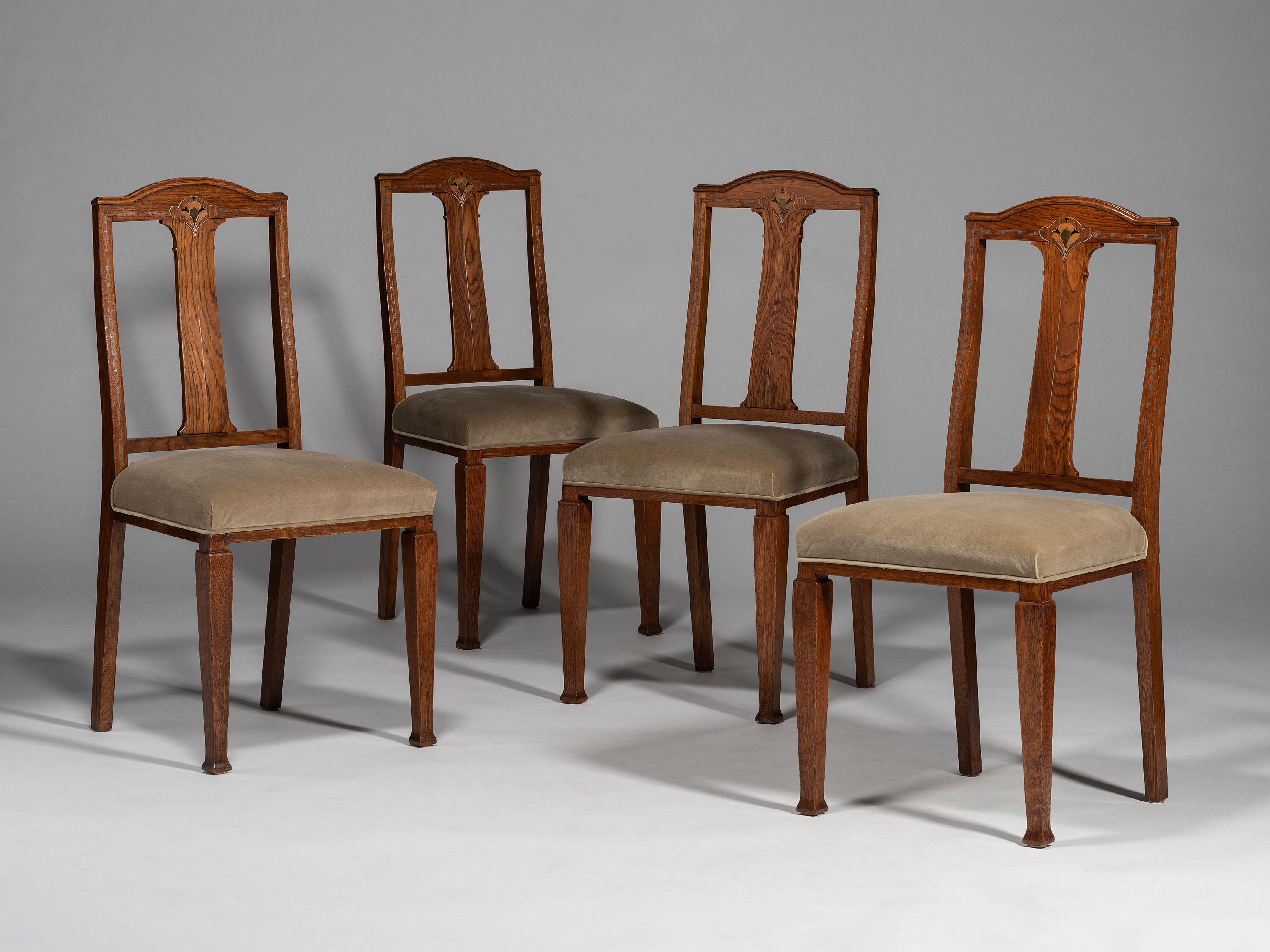 Four Side Chairs, c. 1900