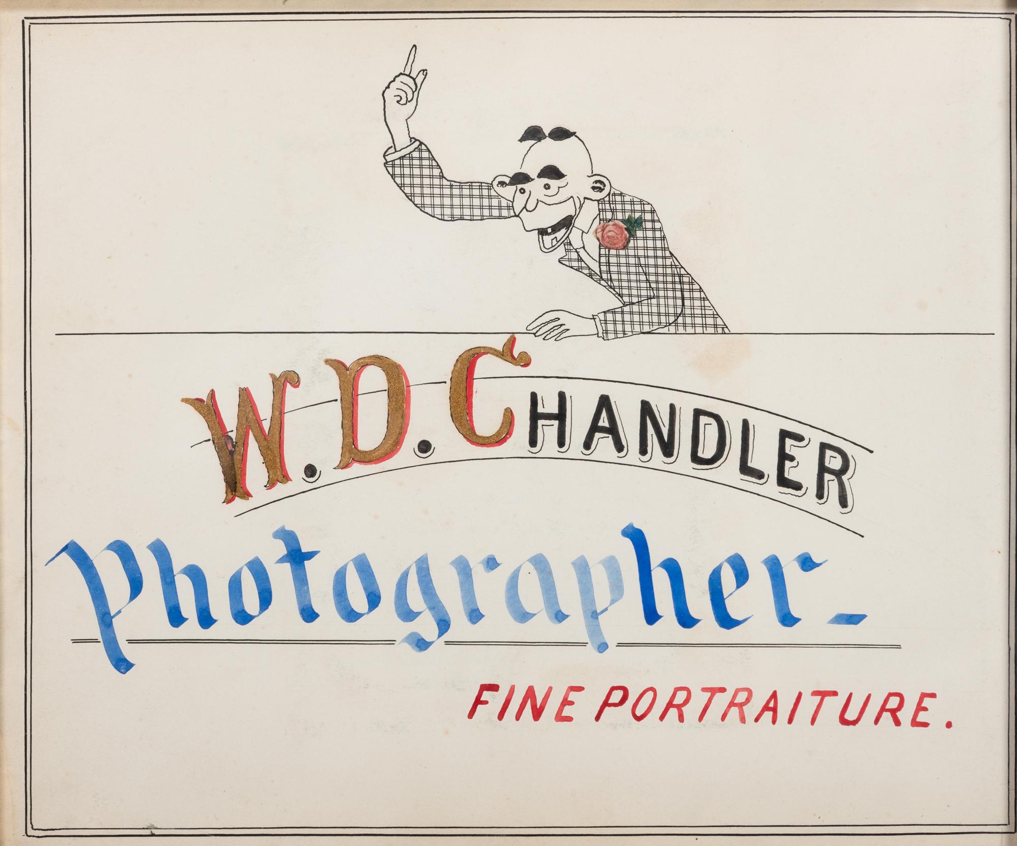 Five Framed Specialty Shop Advertising Hand Colored Prints and Watercolors
