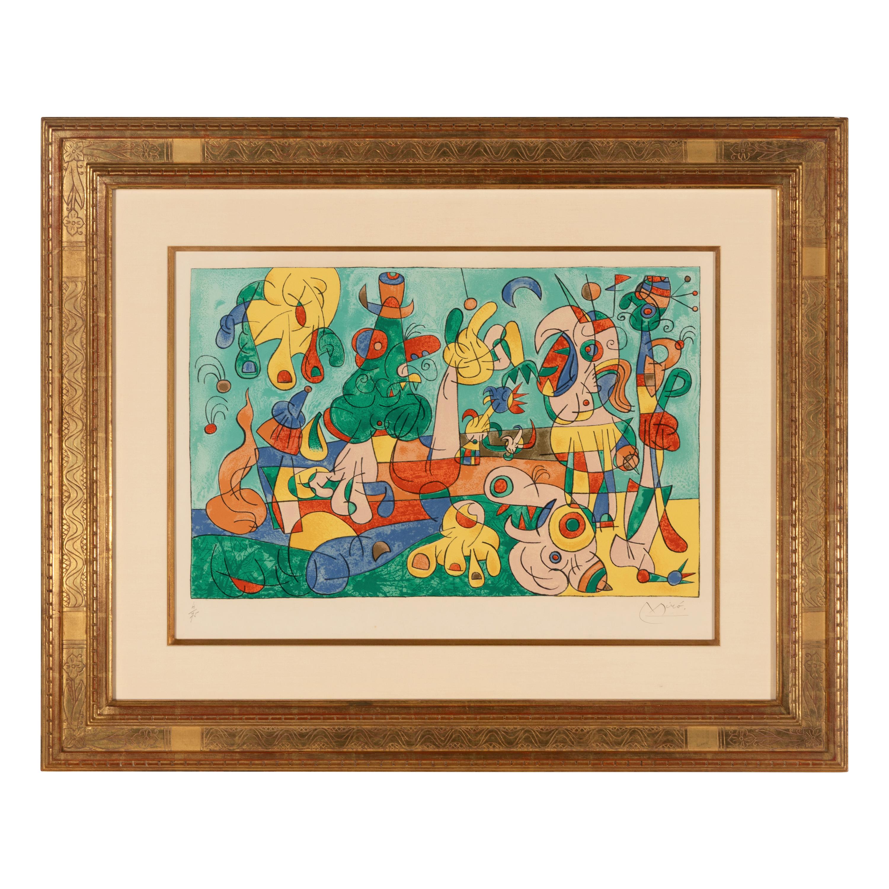 Joan Miró (Spanish, 1893–1983) — Le Banquet (from Ubu Roi) , 1966