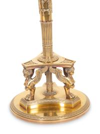 A French Parcel Gilt Silver Three-Piece Table Garniture
