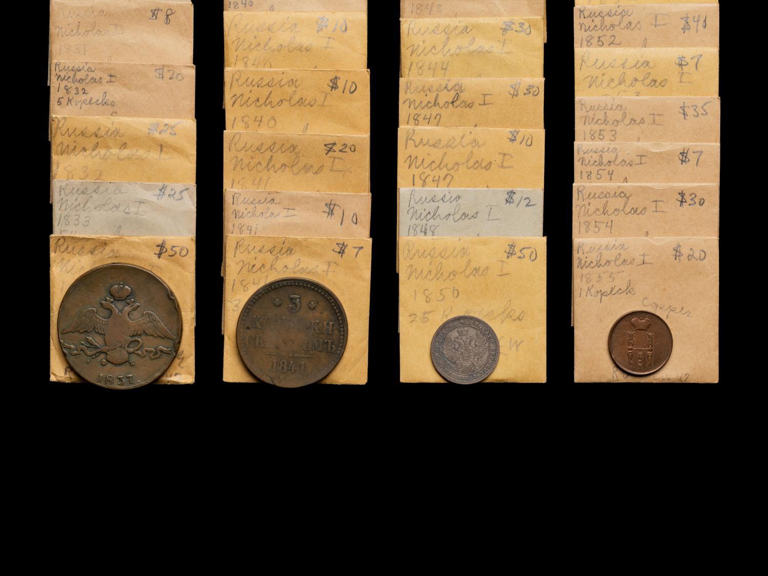 [RUSSIA] A Large Collection of Nicholas I Silver and Copper Coins