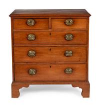 A Chippendale Walnut Chest of Drawers