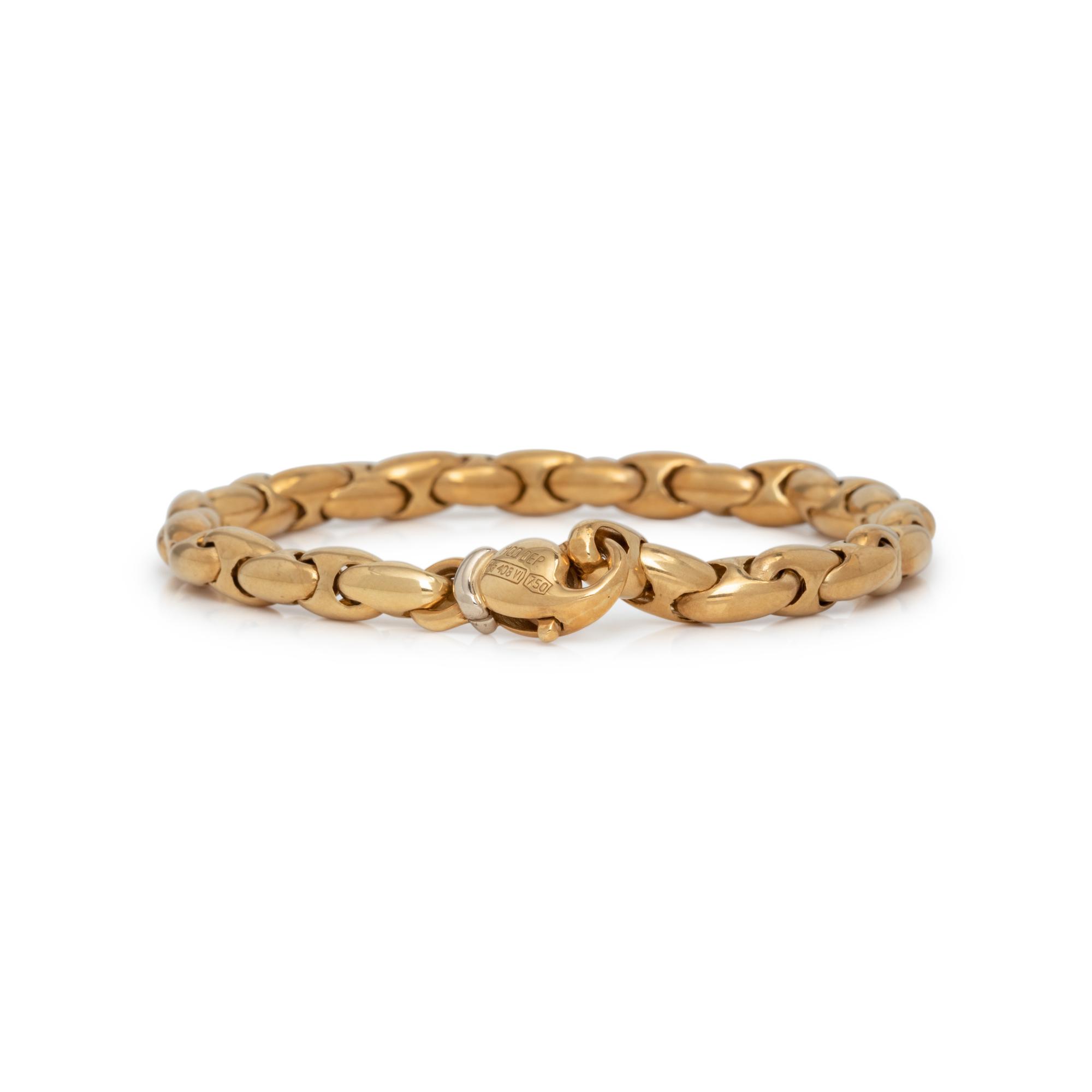 CHIMENTO, YELLOW GOLD BRACELET