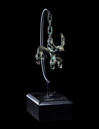 A Luristan Bronze Stag on a Chain