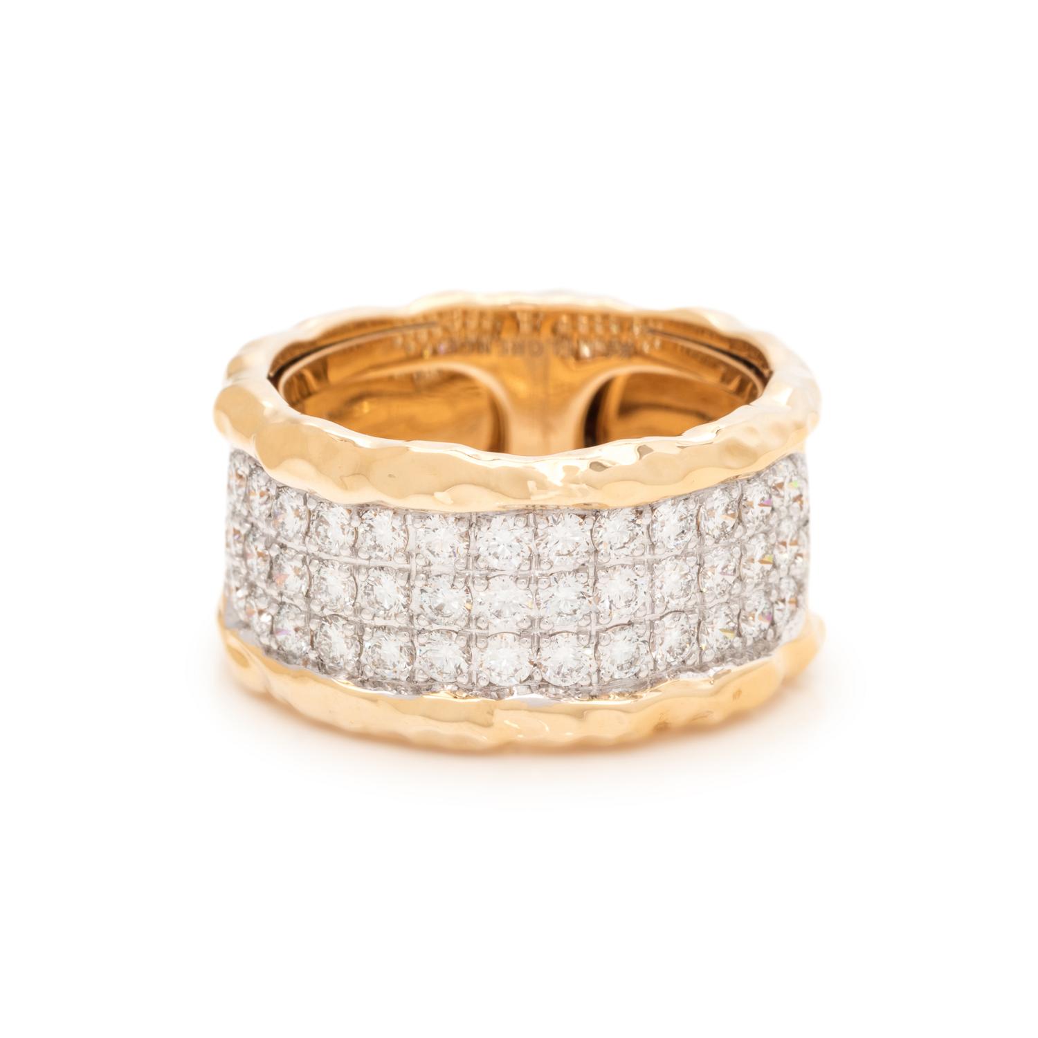 YELLOW GOLD AND DIAMOND RING