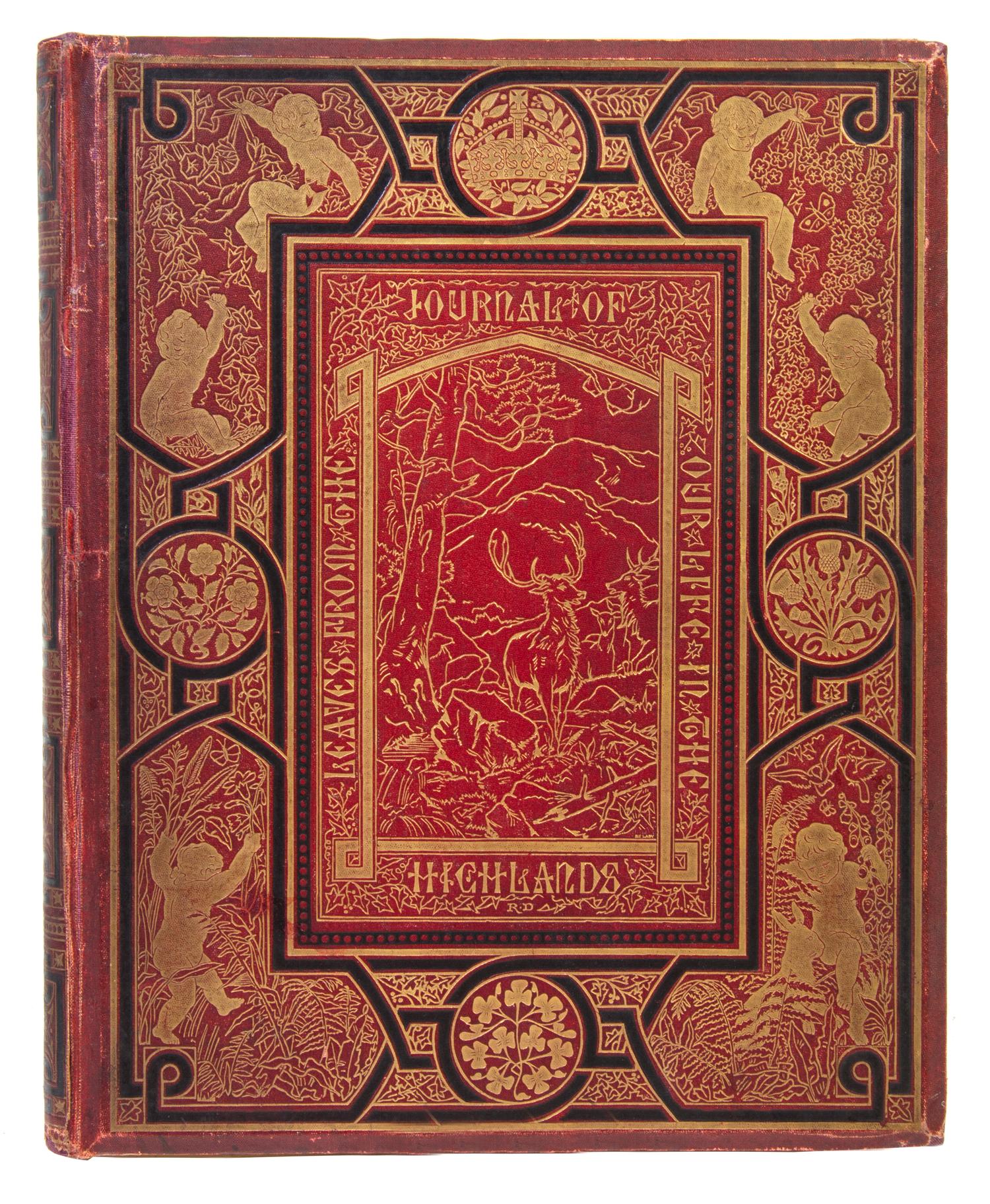 (QUEEN VICTORIA) HELPS, ARTHUR, ed. Leaves from the Journal of Our Life in the Highlands... London, 1868. Inscribed by Queen Victoria.