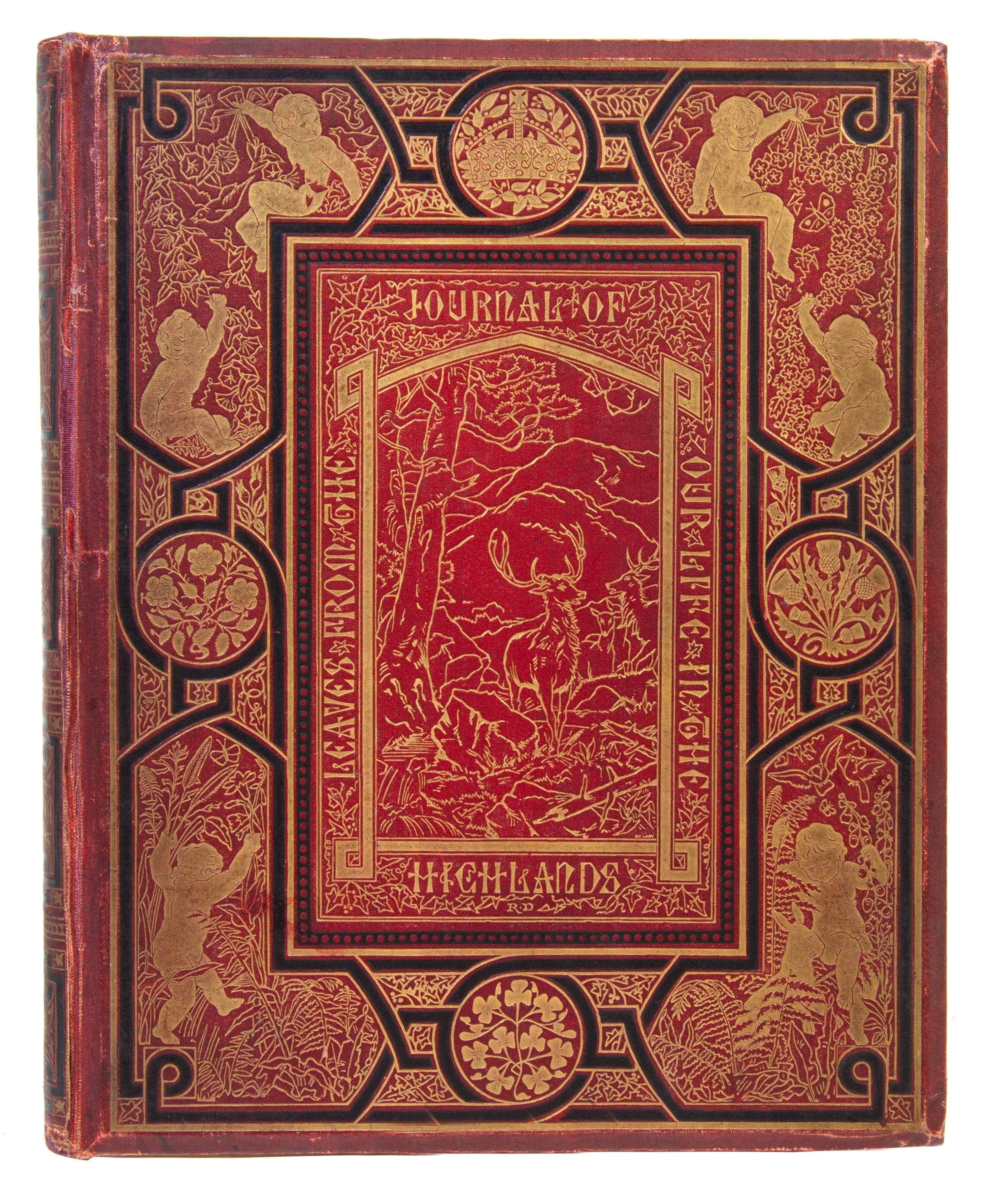 (QUEEN VICTORIA) HELPS, ARTHUR, ed. Leaves from the Journal of Our Life in the Highlands... London, 1868. Inscribed by Queen Victoria.