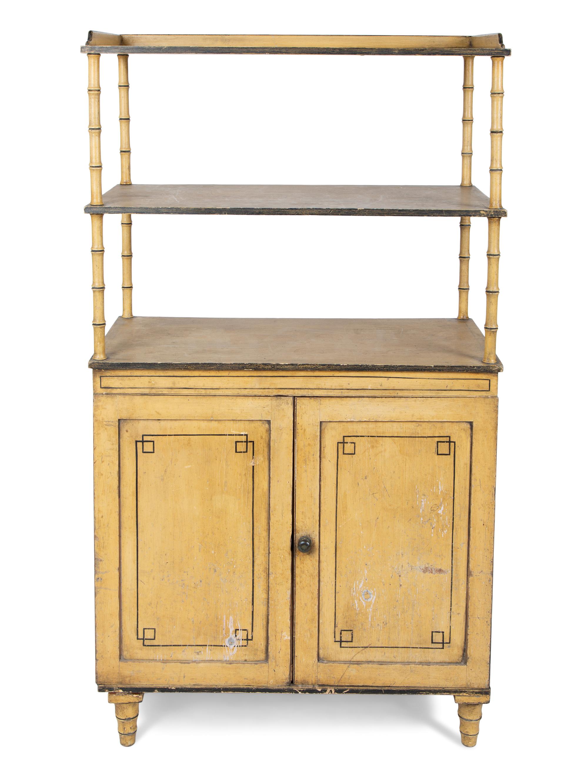 A Regency Style Painted Etagere — EARLY 20TH CENTURY