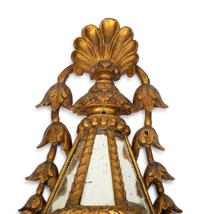 A Pair of Italian Giltwood Two-Light Wall Mounts — LATE 20TH CENTURY