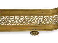 A Group of Federal and Classical Style Brass and Iron Fireplace Accessories