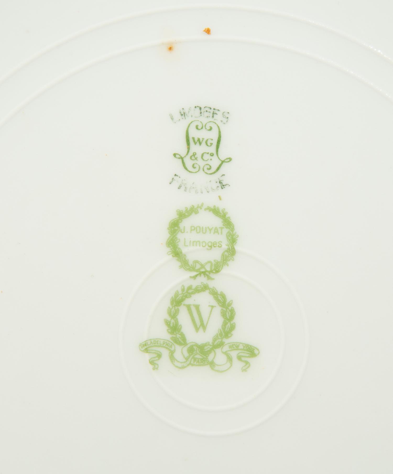 A Group of Limoges Porcelain Dinnerware