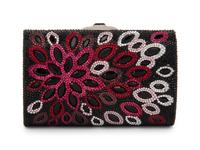 Judith Leiber Pink Flower Minaudière Clutch