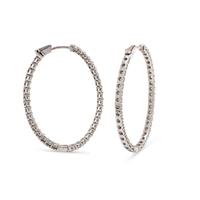 DIAMOND HOOP EARRINGS