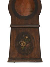 A French Polychrome Painted Comtoise Clock
