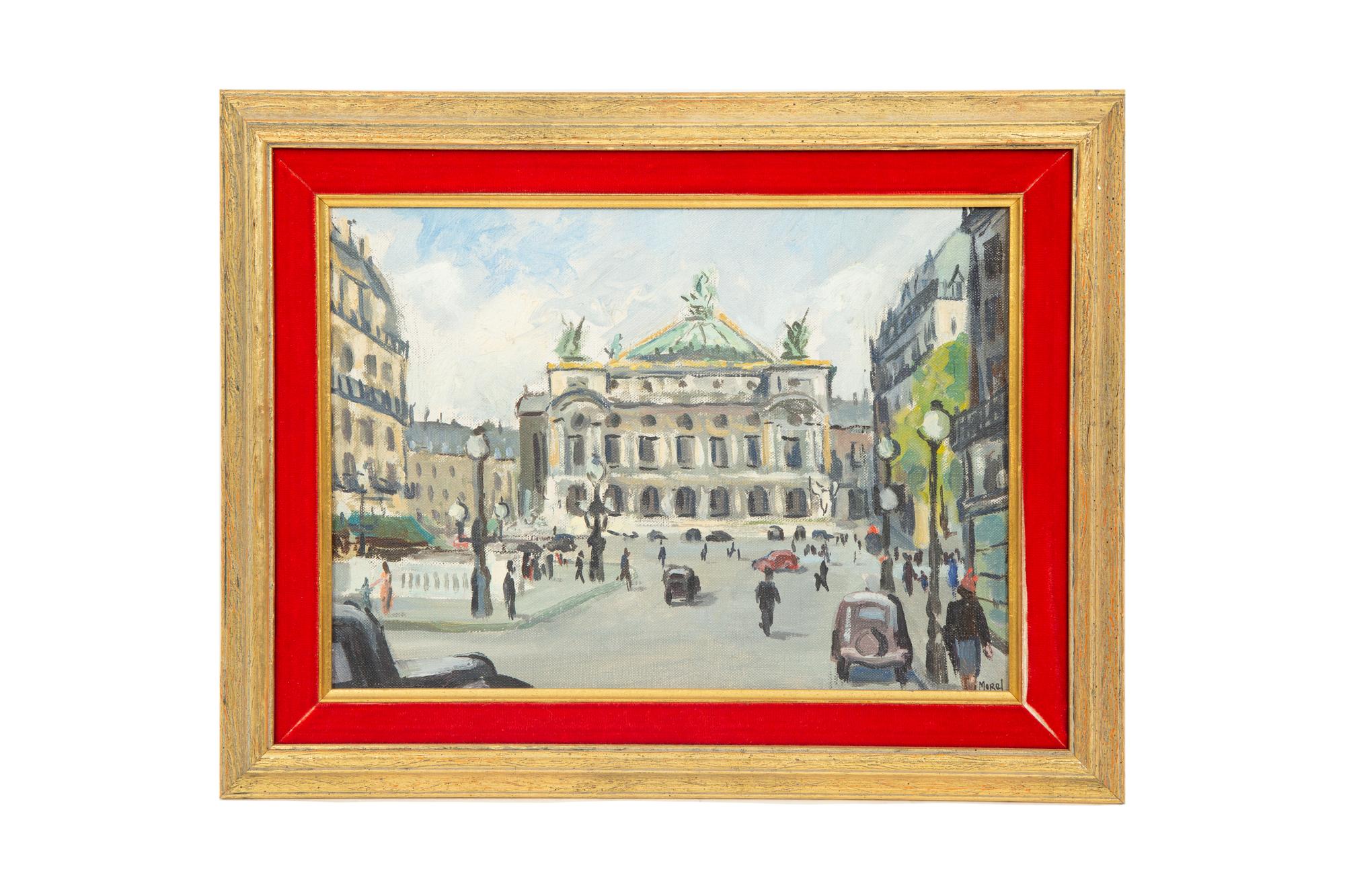 Eighteen Parisian Street Scene Paintings