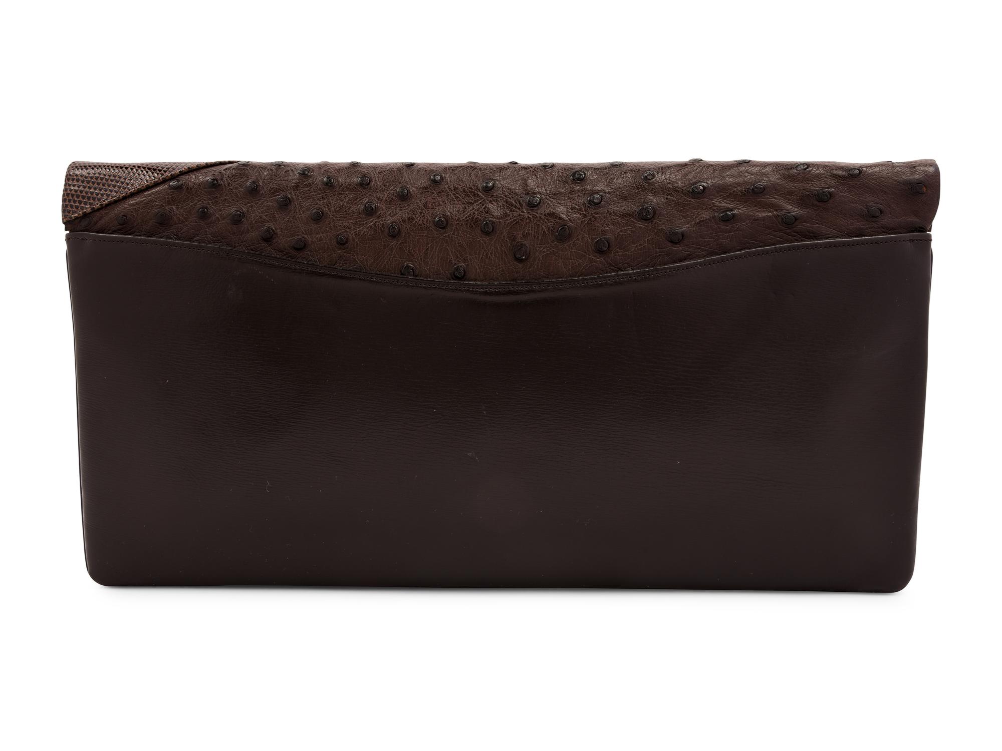 Judith Leiber Mixed Skin Clutch