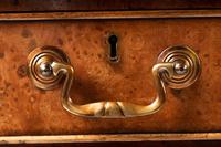 An Edwardian Burl Walnut Partners Desk