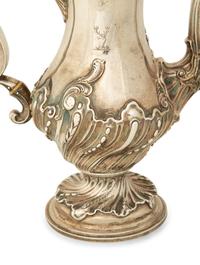 A George II Silver Coffee Pot — William Shaw and William Priest, London, 1759