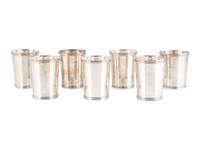 A Group of Silver Julep Cups
